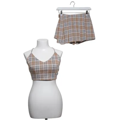 Sæt (Beige, Sort, Hvid) fra Fashion Nova Elastan, Polyester