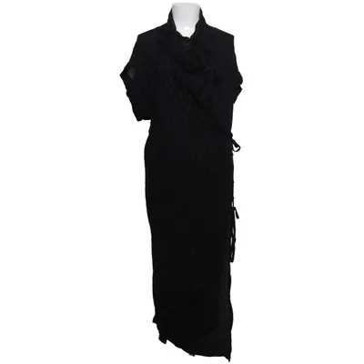 Wrap dress (Black) from Ivan Grundahl Cotton, Viscose, Wool