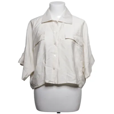 Short sleeve shirt (Beige) Elastane, Viscose