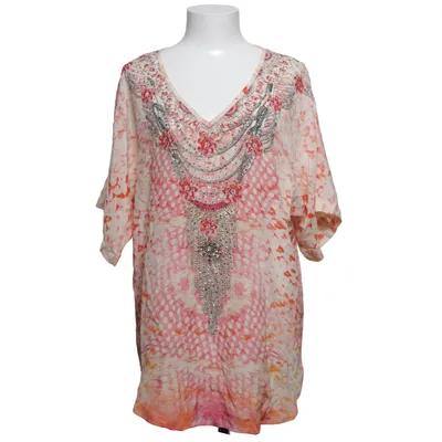 Top (Pink, Orange, Mehrfarbig) von Jsquad Seide