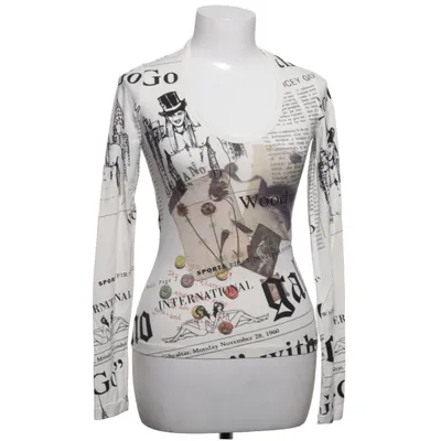 T-shirt à manches longues (Beige, Multicolore) de John Galliano