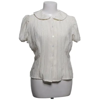 Short sleeve shirt (White) from Romwe Polyester