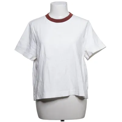 T-shirt (White, Brown) from COS Cotton