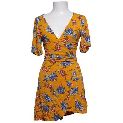Omlottklänning (Gul, Blå, Flerfärgad) från NLW Elastan, Polyester, Viskos