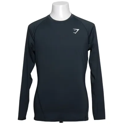Baselayertrøje (Sort) fra Gymshark Elastan, Genanvendt polyester