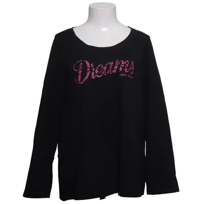 Langærmet t-shirt (Sort, Pink) fra Vivance Dreams Bomuld