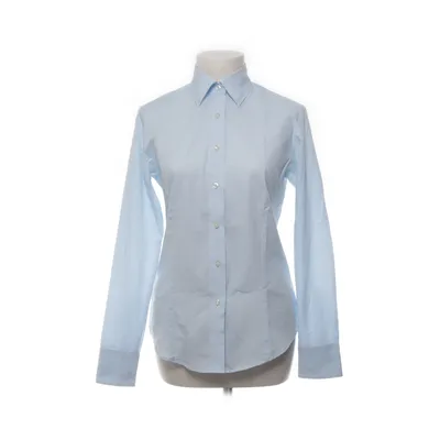 Shirt (Blauw) van Olymp Katoen