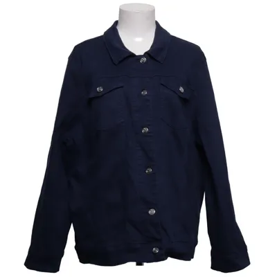 Spijkerjas (Blauw) van Denim & Co Katoen, Elastaan