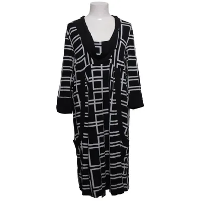 Jurk (Zwart, Wit) van Mongul Elastaan, Viscose