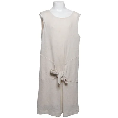 Jurk (Beige) van Zara Knitwear Linnen, Polyester, Viscose