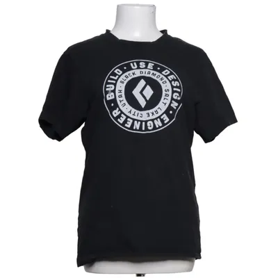 T-shirt (Zwart) van Black Diamond Organisch katoen