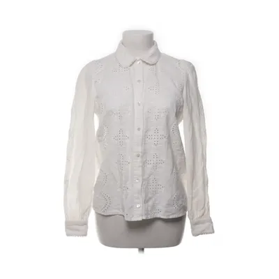 Blouse (White) from Sézane Cotton, Linen