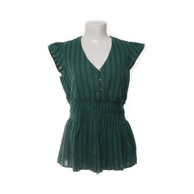 Peplum top (Green) from ESPRIT Cotton, Viscose
