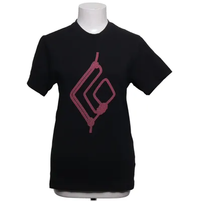 T-shirt (Zwart, Roze) van Black Diamond Elastaan, Organisch katoen