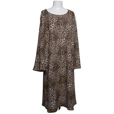 Jurk (Bruin, Zwart) van Mat. Elastaan, Polyester