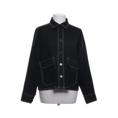 Overshirt (Zwart) van Monki Viscose, Elastaan, Polyester