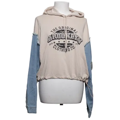 Sweat à capuche (Beige, Bleu) de Flammode Coton, Polyester