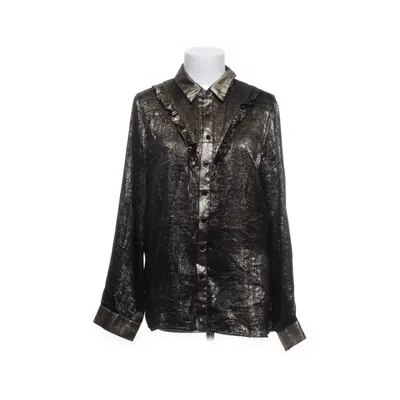 Blouse (Gold, Black) from Retro & Icone Polyester