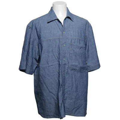 Korte mouwen shirt (Blauw) van G-Star Raw Organisch katoen, Gerecycled polyester