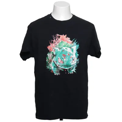 T-shirt (Svart, Flerfärgad) från Gildan Bomull