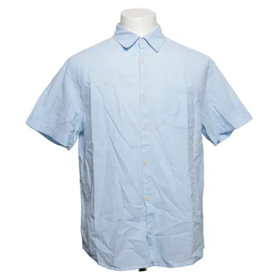 Korte mouwen shirt (Blauw) van Marfinno Katoen, Linnen