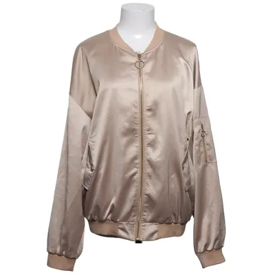 Bomber jacket (Beige) from Aikha Cotton, Polyester