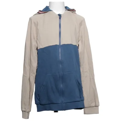 Huvtröja (Beige, Blå) från Polarn O. Pyret Ekologisk bomull