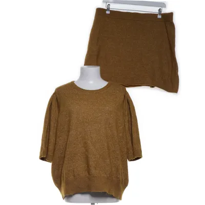 Set (Brun) från Holly & Whyte by Lindex Akryl, Elastan, Polyamid, Polyester, Ull