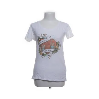 T-shirt (Vit, Flerfärgad) från Earth Positive Ekologisk bomull