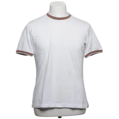 T-shirt (Blanc, Marron) de Eleventy Coton