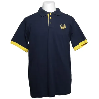 Pikétröja (Blå, Gul) från JHN Sport Bomull