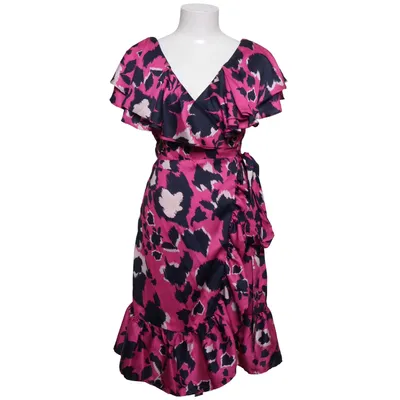 Omlottklänning (Rosa, Svart, Vit) från By Malina Collection Elastan, Polyester