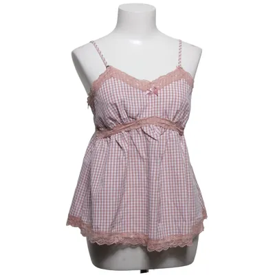 Top (Roze, Wit) van Romwe Elastaan, Polyester
