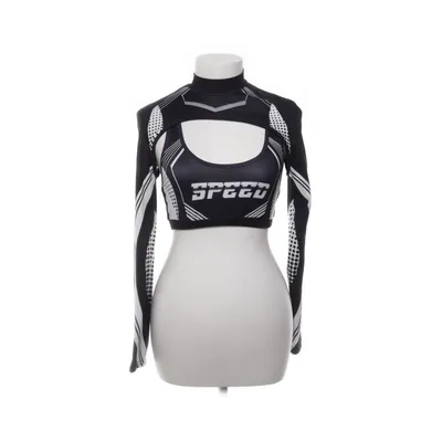 Set (Svart, Vit) från Shein Polyester, Elastan