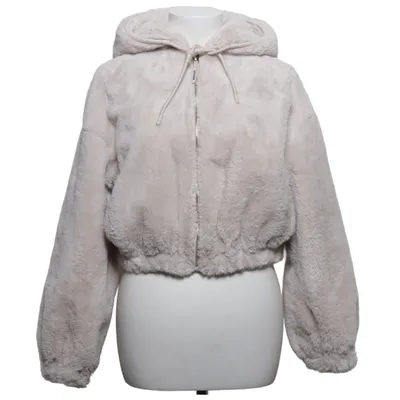 Hoodie (Beige) from Bershka Polyester