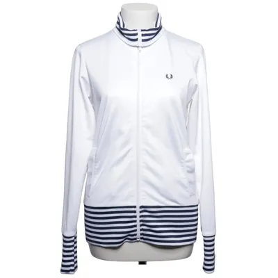 Träningsjacka (Vit, Blå) från Fred Perry Polyester