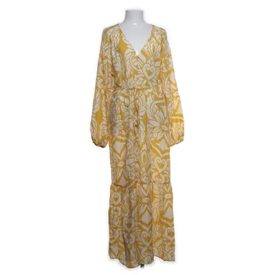 Maxi jurk (Geel, Meerkleurig) van H&M Viscose, Polyamide