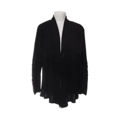 Cardigan (Noir) de Jean Marc Philippe Acétate, Élasthane, Polyester
