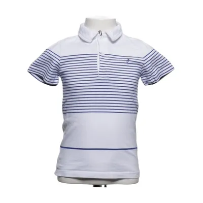 Polo (Blanc, Bleu) de Jacadi Coton