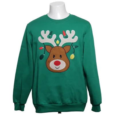 Kersttrui (Groen, Meerkleurig) van PatPat Elastaan, Polyester