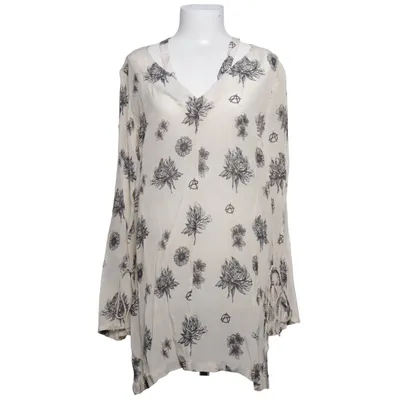 Blus (Beige, Svart) från Non Sense Viskos