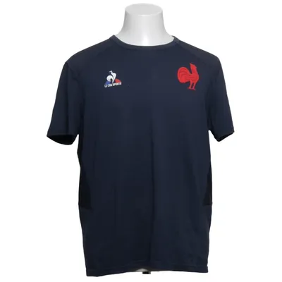 T-shirt (Bleu) de Le Coq Sportif Coton, Élasthane, Polyester
