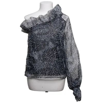Bluse (Sort, Hvid, Flerfarvet) fra H&M Polyester
