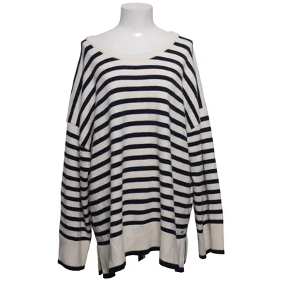 Pull-over (Noir, Blanc) de Via Cortesa Polyamide, Polyester, Viscose