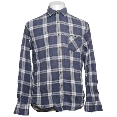 Flanellskjorta (Blå, Vit, Grå) från High Mountain Bomull