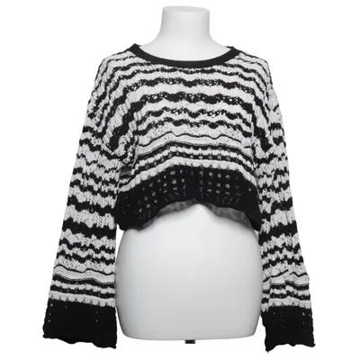 Sweater (Black, White) from Zara Polyester