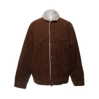 Gevoerde spijkerjas (Bruin) van Gap Denim Acryl, Katoen, Polyester