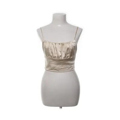 Crop top (Geel) van Zara Polyester
