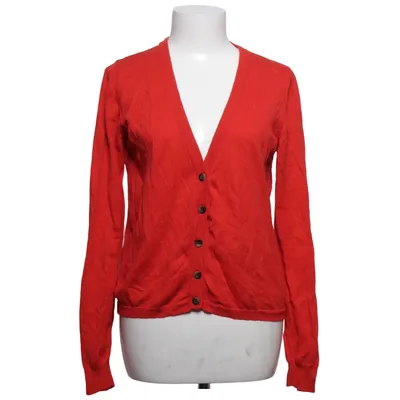 Cardigan (Red) from Casual by Ellos Cotton, Polyamide, Viscose