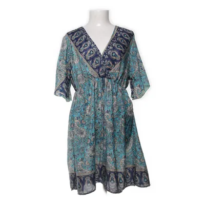 Dress (Blue) from Manui Silk, Viscose
